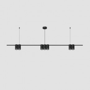 DK4063-BK Подвесной светильник ORBIT, IP20, 7xGU10 LED до 15 Вт, черный матовый, алюминий в Пуровске - purovsk.ok-mebel.com | фото 2