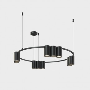 DK4065-BK Подвесной светильник ORBIT, IP20, 10xGU10 LED до 15 Вт, черный матовый, алюминий в Пуровске - purovsk.ok-mebel.com | фото