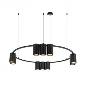 DK4065-BK Подвесной светильник ORBIT, IP20, 10xGU10 LED до 15 Вт, черный матовый, алюминий в Пуровске - purovsk.ok-mebel.com | фото 3
