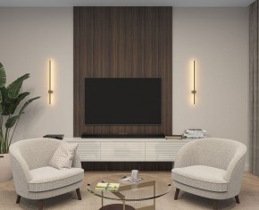 DK5012-SG Бра 800 мм, 3000К, IP20,7 Вт, матовое золото в Пуровске - purovsk.ok-mebel.com | фото 5