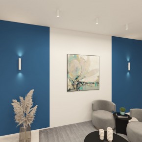 DK5022-WH Настенный светильник, IP20, до 15 Вт, LED, 2xGU10, белый, алюминий в Пуровске - purovsk.ok-mebel.com | фото 5
