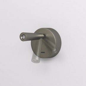DK5072-DN Бра SHINE WALL со светодиодом, D104*H68, IP20, 3000К, 3W, RA?90, темный никель, алюминий в Пуровске - purovsk.ok-mebel.com | фото 3