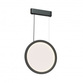 DK6604-BK Подвесной вертикальный светильник Veil со светодиодом H1500 d450 220V 36W 3000-6000K IP20 черный алюминий в Пуровске - purovsk.ok-mebel.com | фото 3