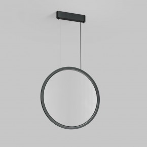 DK6606-BK Подвесной вертикальный светильник Veil со светодиодом H1700 d600 220V 48W 3000-6000K IP20 черный алюминий в Пуровске - purovsk.ok-mebel.com | фото 4