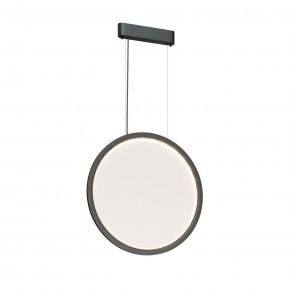 DK6606-BK Подвесной вертикальный светильник Veil со светодиодом H1700 d600 220V 48W 3000-6000K IP20 черный алюминий в Пуровске - purovsk.ok-mebel.com | фото 5