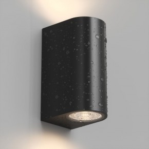 DK9791-BK Настенный уличный светильник NARVIK, IP44, 2хGU10 LED, до 15 Вт, черный, алюминий в Пуровске - purovsk.ok-mebel.com | фото 3