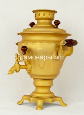 Электрический самовар "Русское золото" матовая груша на 2 литра (Ограниченная серия) в Пуровске - purovsk.ok-mebel.com | фото