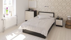 Фиеста Кровать 1200, цвет венге/дуб лоредо, ШхГхВ 123,5х203,5х80 см., сп.м. 1200х2000 мм., без матраса, основание есть в Пуровске - purovsk.ok-mebel.com | фото 5