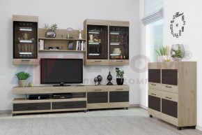Гостиная Камелия Композиция 8 (Гикори Джексон светлый комбинированный) в Пуровске - purovsk.ok-mebel.com | фото