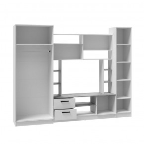 Гостиная СОЛО ЛДСП Белый в Пуровске - purovsk.ok-mebel.com | фото 2