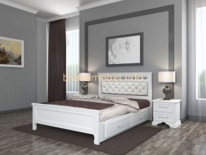 ГРАЦИЯ Кровать из массива 1400 с 2-мя ящиками в Пуровске - purovsk.ok-mebel.com | фото