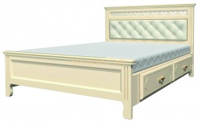 ГРАЦИЯ Кровать из массива 1600 с 2-мя ящиками  в Пуровске - purovsk.ok-mebel.com | фото 3
