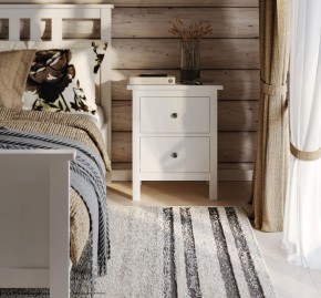 Комод 02 Кантри белый с двумя ящиками в Пуровске - purovsk.ok-mebel.com | фото 4