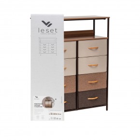 Комод Leset Локи 8 ящ. с полкой в Пуровске - purovsk.ok-mebel.com | фото 10