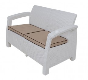 Комплект уличной мебели Yalta Premium Terrace Set (Ялта) белый (+подушки под спину) в Пуровске - purovsk.ok-mebel.com | фото 2