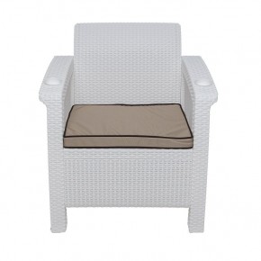 Комплект уличной мебели Yalta Premium Terrace Set (Ялта) белый (+подушки под спину) в Пуровске - purovsk.ok-mebel.com | фото 6