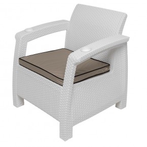 Комплект уличной мебели Yalta Premium Terrace Set (Ялта) белый (+подушки под спину) в Пуровске - purovsk.ok-mebel.com | фото 7