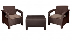 Комплект уличной мебели Yalta Premium Terrace Triple Set (Ялта) шоколадный (+подушки под спину) в Пуровске - purovsk.ok-mebel.com | фото 7