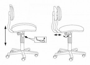 Кресло детское Бюрократ CH-201NX/FlipFlop_P розовый сланцы в Пуровске - purovsk.ok-mebel.com | фото 5