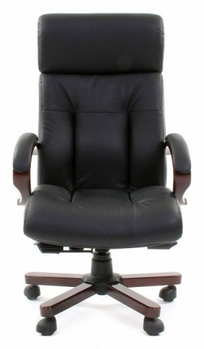 Кресло для руководителя Chairman 421 черный/орех темный, черный в Пуровске - purovsk.ok-mebel.com | фото 2