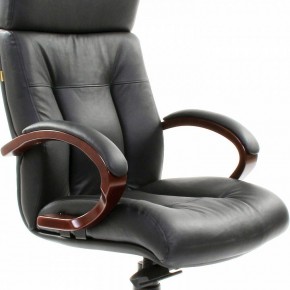 Кресло для руководителя Chairman 421 черный/орех темный, черный в Пуровске - purovsk.ok-mebel.com | фото 6