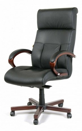Кресло для руководителя Chairman 421 черный/орех темный, черный в Пуровске - purovsk.ok-mebel.com | фото 7