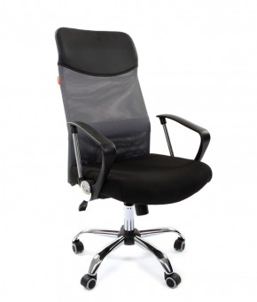 Кресло для руководителя CHAIRMAN 610 N(15-21 черный/сетка серый) в Пуровске - purovsk.ok-mebel.com | фото 1