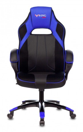 Кресло игровое Бюрократ VIKING 2 AERO BLUE черный/синий в Пуровске - purovsk.ok-mebel.com | фото 2
