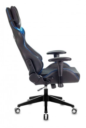 Кресло игровое Бюрократ VIKING 4 AERO BLUE черный/синий в Пуровске - purovsk.ok-mebel.com | фото 2