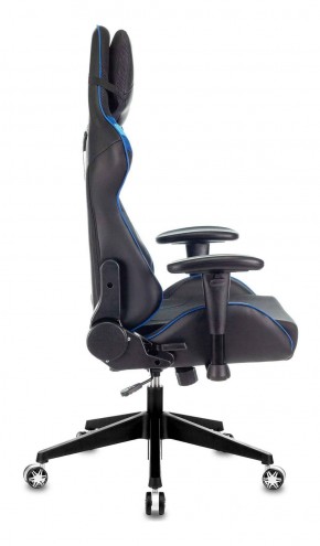 Кресло игровое Бюрократ VIKING 4 AERO BLUE черный/синий в Пуровске - purovsk.ok-mebel.com | фото 8