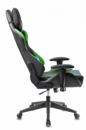 Кресло игровое Бюрократ VIKING 5 AERO LGREEN черный/салатовый в Пуровске - purovsk.ok-mebel.com | фото 3
