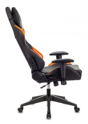 Кресло игровое Бюрократ VIKING 5 AERO ORANGE черный/оранжевый в Пуровске - purovsk.ok-mebel.com | фото 2