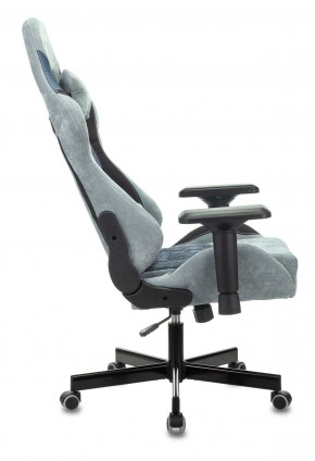Кресло игровое Бюрократ VIKING 7 KNIGHT BL FABRIC синий в Пуровске - purovsk.ok-mebel.com | фото 2