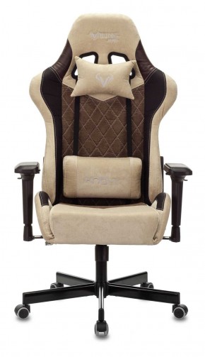 Кресло игровое Бюрократ VIKING 7 KNIGHT BR FABRIC коричневый/бежевый в Пуровске - purovsk.ok-mebel.com | фото 3