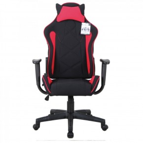 Кресло компьютерное BRABIX GT Racer GM-101 + подушка (ткань) черное/красное (531820) в Пуровске - purovsk.ok-mebel.com | фото 3