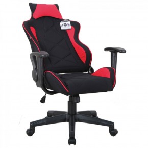 Кресло компьютерное BRABIX GT Racer GM-101 + подушка (ткань) черное/красное (531820) в Пуровске - purovsk.ok-mebel.com | фото 4