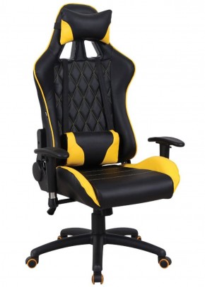 Кресло компьютерное BRABIX "GT Master GM-110" (черное/желтое) 531927 в Пуровске - purovsk.ok-mebel.com | фото