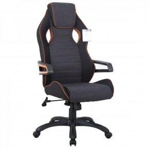 Кресло компьютерное BRABIX Techno Pro GM-003 (ткань черное/серое, вставки оранжевые) 531813 в Пуровске - purovsk.ok-mebel.com | фото