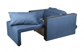 Кресло-кровать Милена с подлокотниками (синий) Велюр в Пуровске - purovsk.ok-mebel.com | фото 2