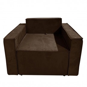 Кресло-кровать Принц КК1-ВК (велюр коричневый) в Пуровске - purovsk.ok-mebel.com | фото