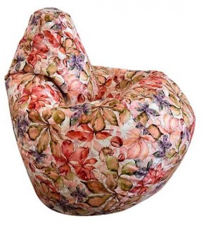 Кресло-мешок Цветы L в Пуровске - purovsk.ok-mebel.com | фото