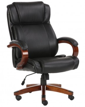 Кресло офисное BRABIX PREMIUM "Magnum EX-701" (дерево, рециклированная кожа, черное) 531827 в Пуровске - purovsk.ok-mebel.com | фото
