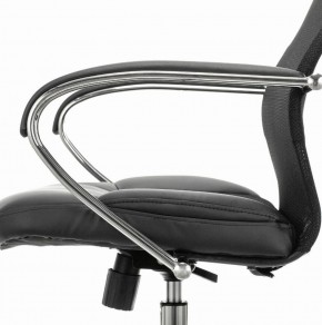 Кресло офисное BRABIX PREMIUM "Stalker EX-608 CH" (хром, ткань-сетка/кожзам, черное) 532091 в Пуровске - purovsk.ok-mebel.com | фото 4