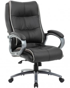 Кресло офисное BRABIX PREMIUM "Strong HD-009" (экокожа черная, ткань серая) 531945 в Пуровске - purovsk.ok-mebel.com | фото