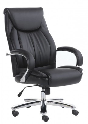 Кресло офисное BRABIX "Advance EX-575" (хром/экокожа/черное) 531825 в Пуровске - purovsk.ok-mebel.com | фото 1