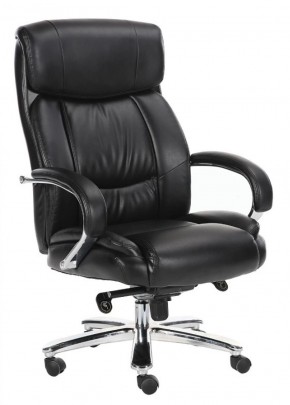 Кресло офисное BRABIX "Direct EX-580" (хром/рециклированная кожа/черное) 531824 в Пуровске - purovsk.ok-mebel.com | фото 1