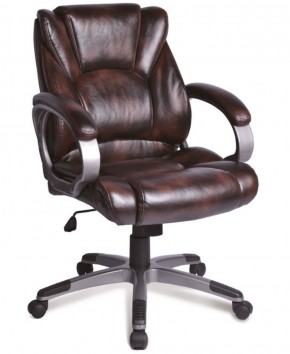 Кресло офисное BRABIX "Eldorado EX-504" (коричневое) 530875 в Пуровске - purovsk.ok-mebel.com | фото 1