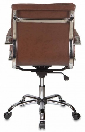 Кресло руководителя Бюрократ CH-993-LOW/BROWN коричневый в Пуровске - purovsk.ok-mebel.com | фото 4