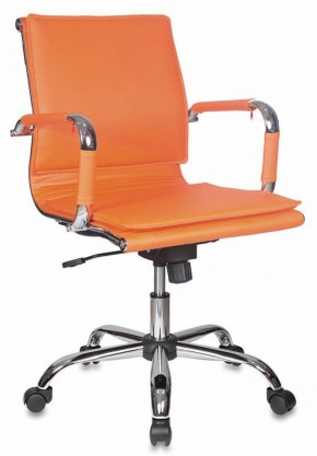 Кресло руководителя Бюрократ CH-993-LOW/ORANGE оранжевый в Пуровске - purovsk.ok-mebel.com | фото