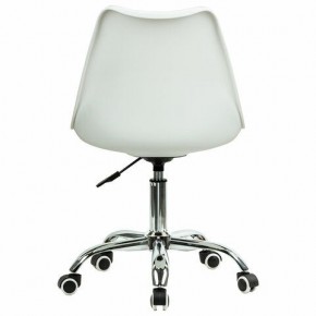 Кресло стул BRABIX "Eames MG-310 CH", хром, пластик белый, ткань серая, 532924 в Пуровске - purovsk.ok-mebel.com | фото 4